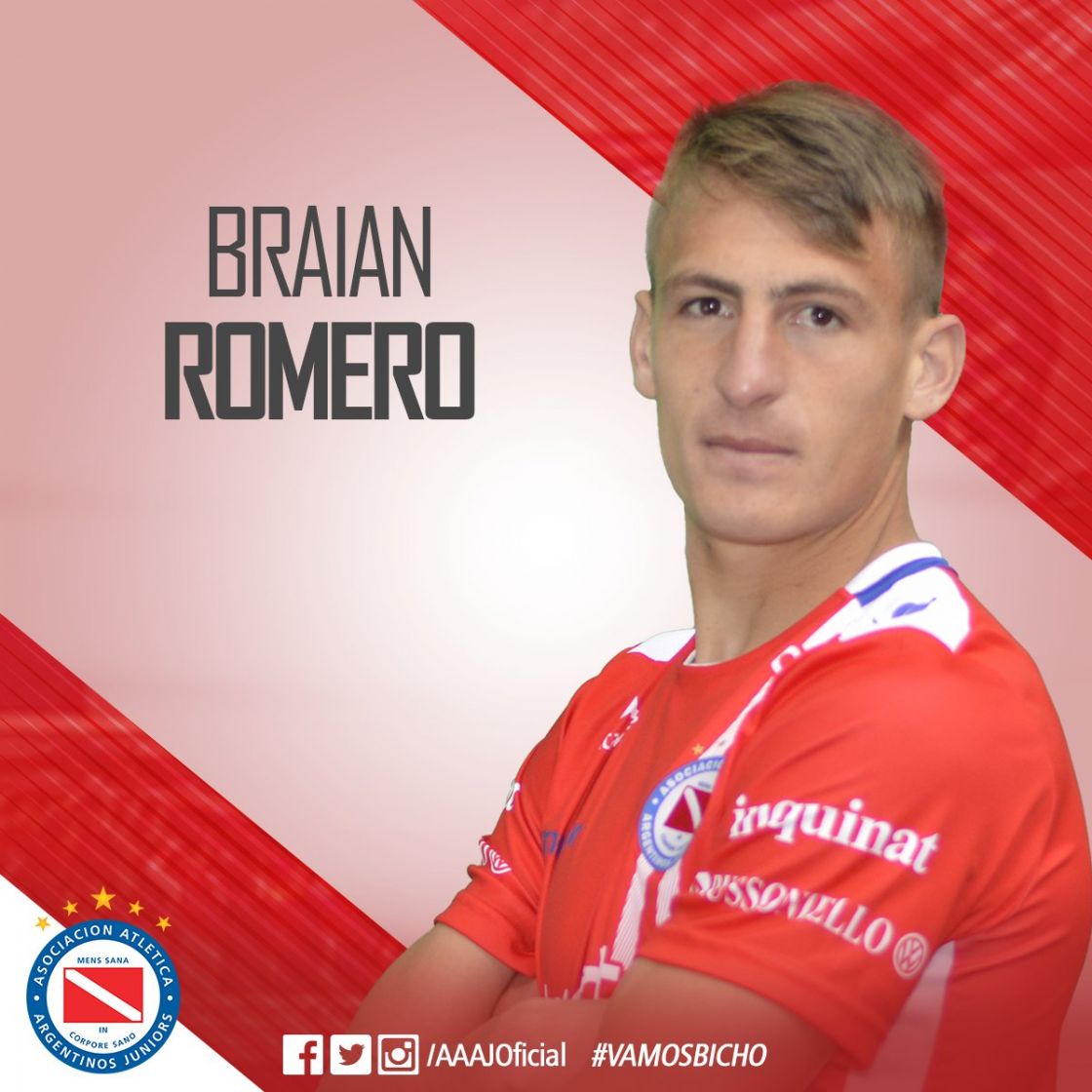 BRAIAN ROMERO, DE BECCAR A GOLEADOR DE ARGENTINOS JUNIORS