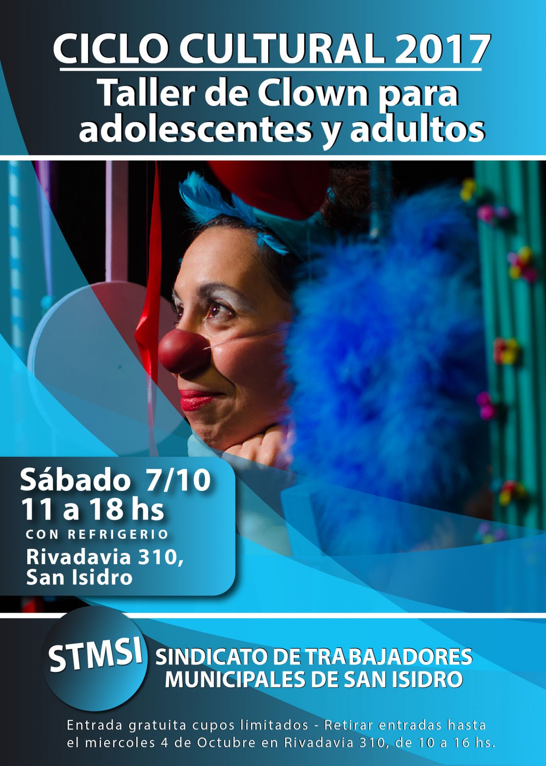 NOVEDOSO TALLER DE CLOWN EN SAN ISIDRO